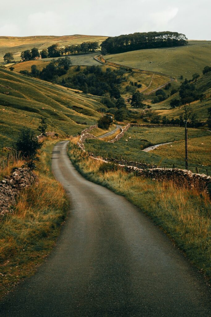 Rolling countryside route near the Forest of Bowland